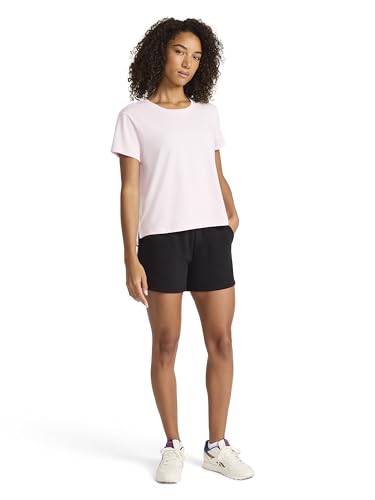 Reebok Women's Embroidery Hit Graphic Crewneck T-Shirt, Standard Fit, Lightweight Stretch Cotton Fabric - Image 5