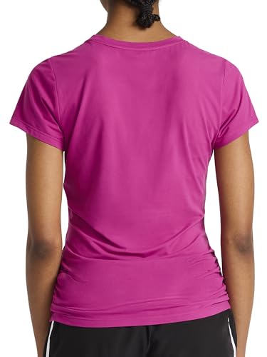 Reebok Women's Ruched Short Sleeve Crewneck T-Shirt - Image 3