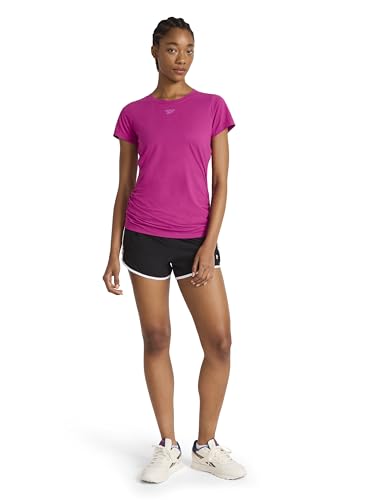 Reebok Women's Ruched Short Sleeve Crewneck T-Shirt - Image 4