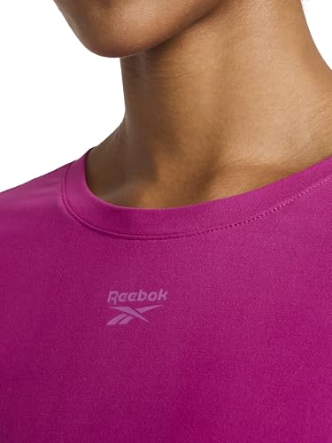 Reebok Women's Ruched Short Sleeve Crewneck T-Shirt - Image 5