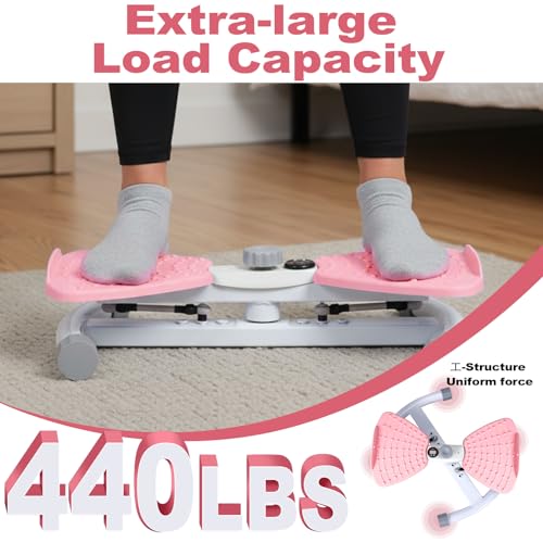 Reinforced Structure Waist Twister Machine Exercise, Ab Twist Board 440 lbs Weight Capacity for Slim Waist and Core, with Smart LED Digital Display Track Time, Reps, Calories for Women - Image 6