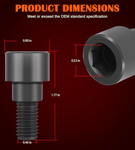 Replacement Hex Bolts Perfectly Fits for Dumbbell Bars, Olympic Bars, Curl Bars & Tricep Bars - Image 3
