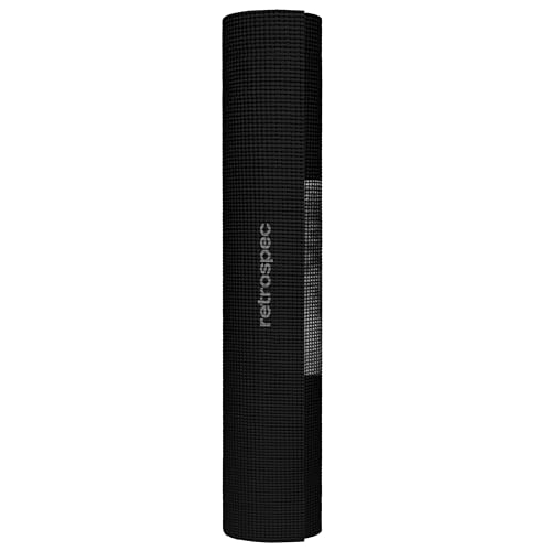 Retrospec Pismo Yoga Mat w/Nylon Strap for Men & Women - Non Slip Exercise Mat for Yoga, Pilates, Stretching, Floor & Fitness Workouts, .5mm Thick, Easy to Clean - Image 4