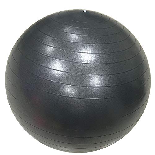 RevTime Ultra Thick Anti-Burst Gym Ball 65 cm with Air Pump Exercise Ball Great for Yoga, Balance, Fitness, Desk Chairs, Dark Gray - Image 3