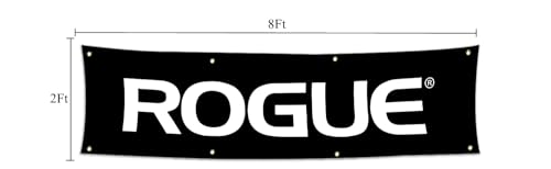 Rogue Fitness Gym Banner Flag 2x8 Feet for Room Wall Garage Man Cave Outddor/Indoor Decor - Image 4