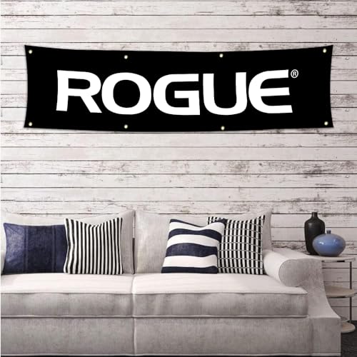 Rogue Fitness Gym Banner Flag 2x8 Feet for Room Wall Garage Man Cave Outddor/Indoor Decor - Image 5