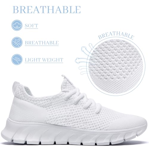 Running Shoes for Men Womens Walking Tennis Gym Sneakers Slip On Comfortable Lightweight Athletic Workout Fashion Sports Shoes - Image 4