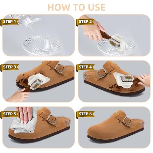 Shoe Cleaner Kit,Shoe Cleaningr Kit with Shoe Cleaner,Shoe Waterprof,Shoe Care with Shoe Brush & Shoe Cleaning Towel,Removes Dirt,Ideal for Suede,Nubuck,Sneaker - Image 4