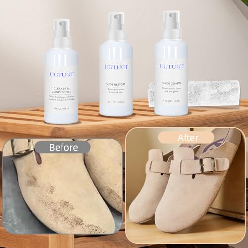 Shoe Cleaner Kit,Shoe Cleaningr Kit with Shoe Cleaner,Shoe Waterprof,Shoe Care with Shoe Brush & Shoe Cleaning Towel,Removes Dirt,Ideal for Suede,Nubuck,Sneaker - Image 6