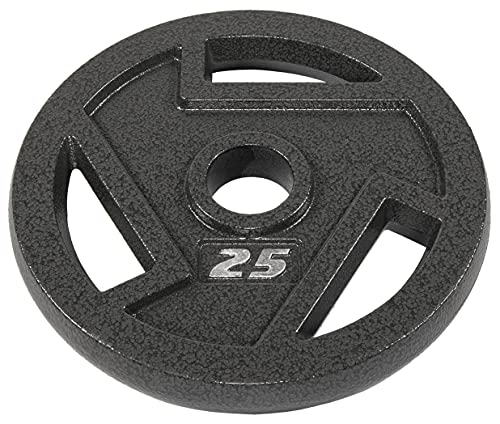 Signature Fitness Cast Iron Plate Weight Plate for Strength Training and Weightlifting, Olympic or Standard, Multiple Sizes - Image 4
