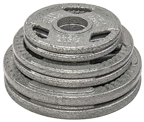 Signature Fitness Olympic 2-Inch Cast Iron Plate Weight Plate for Strength Training and Weightlifting, Multiple Sizes - Image 4