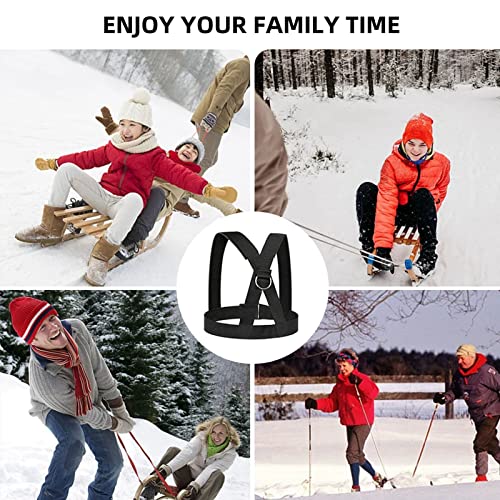 Sled Harness, Weight Speed Tire Pulling Workout Resistance and Assistance Trainer Physical Training Rope Football Exercise Equipment for Outdoor Indoor Men and Women - Image 6