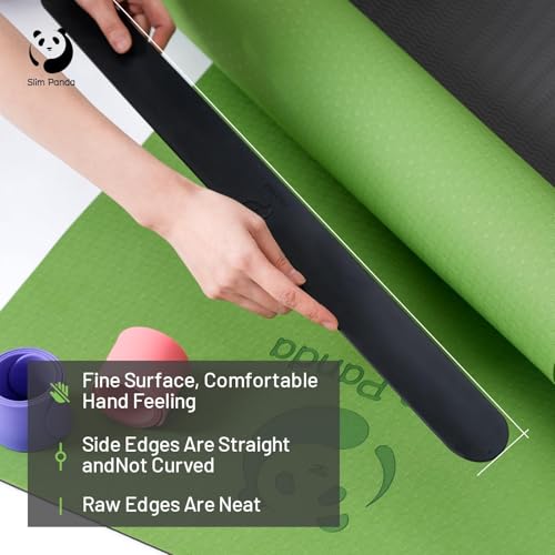 Slim Panda Yoga Mat Strap Slap Band, One Snap Keeps Mats Tightly Rolled, Heavy-Duty Clasp Fits Most Size Mats(24" L X 2" W) - Image 7