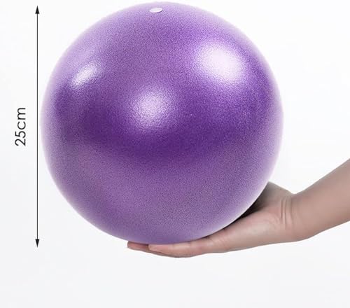Small Pilates Ball 9 Inch Small Exercise Ball Mini Workout Yoga Balls for Gym Yoga, Core Training, Fitness, Workout, Stability, Improves Balance - Image 5