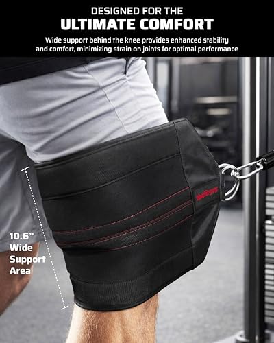 Squat Knee Attachment for Cable Machine, Resistance Band & Smart Gym | Supports Deep Split Squats | Promotes Knee Strength, Ankle Mobility & Joint Stability | Home & Commercial Gym Accessory - Image 6