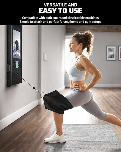 Squat Knee Attachment for Cable Machine, Resistance Band & Smart Gym | Supports Deep Split Squats | Promotes Knee Strength, Ankle Mobility & Joint Stability | Home & Commercial Gym Accessory - Image 7