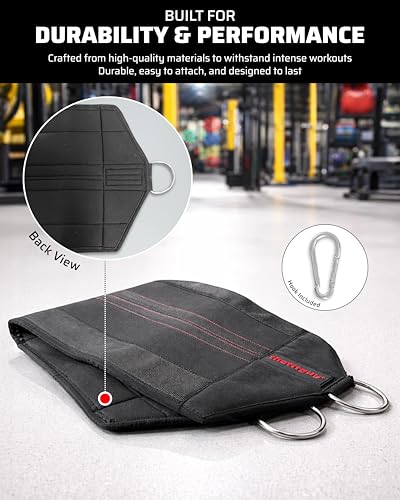 Squat Knee Attachment for Cable Machine, Resistance Band & Smart Gym | Supports Deep Split Squats | Promotes Knee Strength, Ankle Mobility & Joint Stability | Home & Commercial Gym Accessory - Image 8