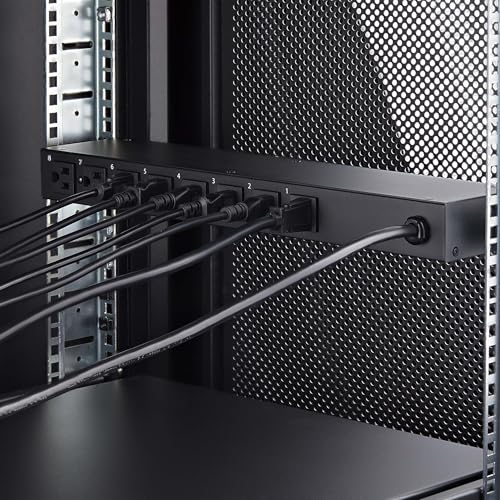StarTech.com 8-Outlet Horizontal Rack Mount PDU, 1U Power Strip, Outlet On/Off Switches, 15A Breaker, 8ft/2.4m Cord NEMA 5-15, TAA - Image 7