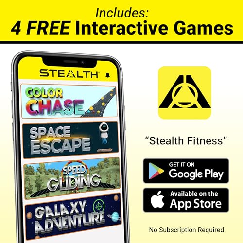 Stealth Core Deluxe Trainer - Turn Fitness Into a Fun Game - Get Strong Sexy Abs and Lean Core Playing Games On Your Phone; Free iOS/Android App; 4 Free Mobile Games Included; Dynamic Abs & Core Training; Only 3 Minutes a Day - Image 6