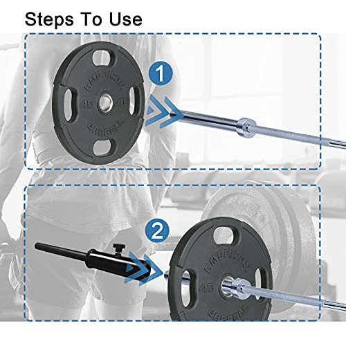 Straight Bar Landmine Handle Attachment for 2-Inch Olympic Barbell, Home Gym Strength Training Equipment, Viking Press Landmine Handle Attachment for Deadlift Squat, Single Arm Row, Press Workout - Image 3