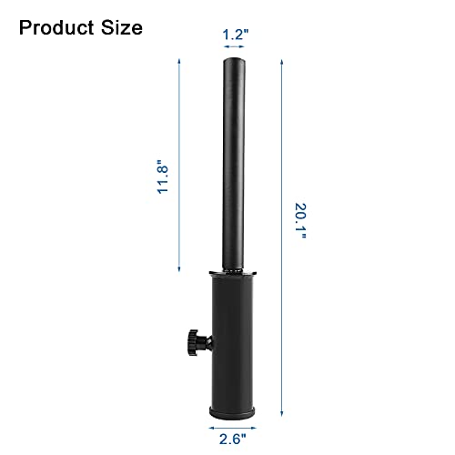 Straight Bar Landmine Handle Attachment for 2-Inch Olympic Barbell, Home Gym Strength Training Equipment, Viking Press Landmine Handle Attachment for Deadlift Squat, Single Arm Row, Press Workout - Image 5
