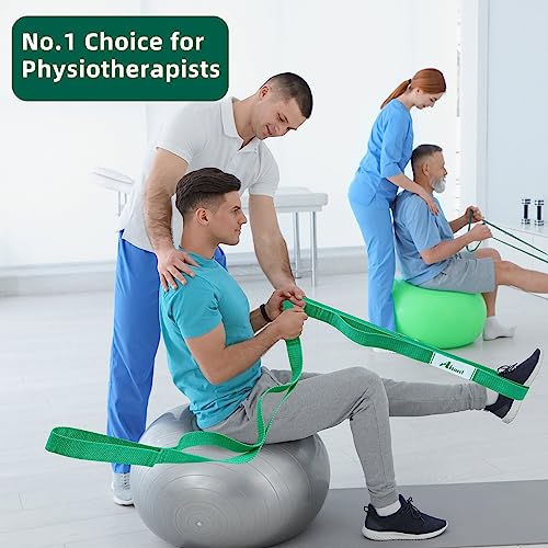 Stretching Strap Yoga Straps for Physical Therapy, 10 Loops Non-Elastic Stretch Band for Pilates, Flexibility, Exercise and Gymnastics - Image 5