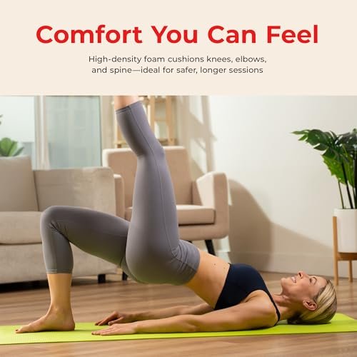 Sunny Health & Fitness Non-Slip Yoga Mat – Durable, Anti-Tear, Lightweight, Cushioned Support for Yoga, Pilates, Stretching Exercises, Meditation and Floor Workouts | Multiple Sizes & Colors - Image 7