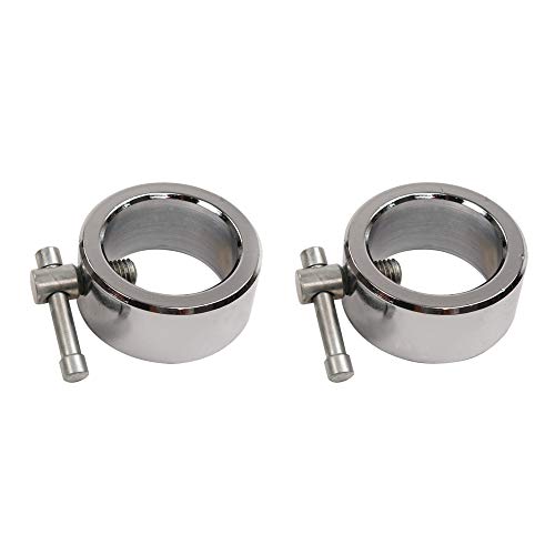 Sunny Health & Fitness Olympic Dumbbell Bar with 2-inch Sleeves, Chrome Finish, Spin-Lock Collars, Optional in Size - Image 3