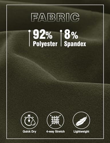 TBMPOY Men's Hiking Shorts Quick Dry Athletic Gym Workout Short with Zipper Pockets - Image 6