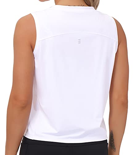 THE GYM PEOPLE Women's Workout Tops in Ice Silk Quick Dry Sleeveless - Image 3