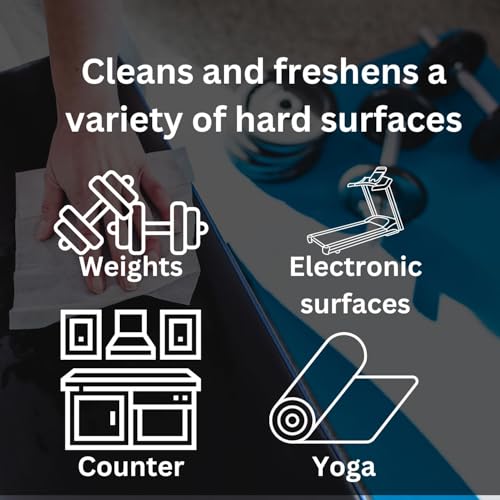 Tazza Gym Equip Wipes, 4 x 950 Count (3800 Total Wipes) - Durable, Pre-Saturated Gym Equipment & Surface Cleaning Wipes - Image 4