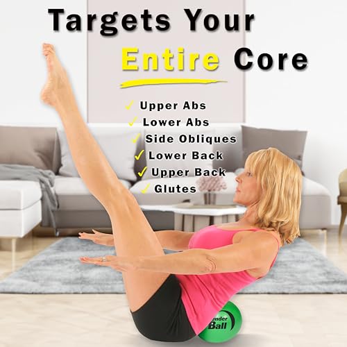 The Original 9 inch Pilates Ball for Abs, Core & Back, Core Training Ball, Small Crunch Exercise Ball, Includes 5 Streaming Videos + Core Training/Bun & Thighs DVD or Without DVD - Image 5