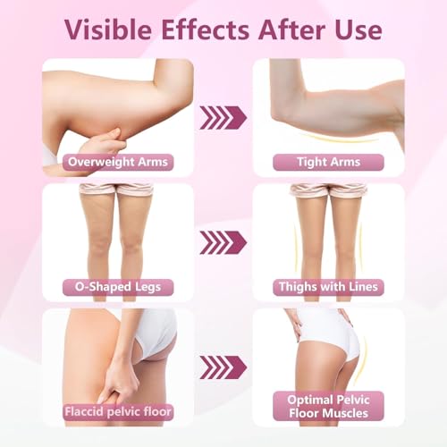 Thigh Trainer, 360°Adjustable Pelvic Floor Muscle Trainer with LED Display, Inner Thigh Exerciser with 20LB Resistance Band for Women, Home Fitness Equipment for Hip, Leg, Arm - Image 5