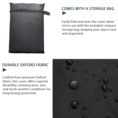 Treadmill Cover, Running Machine Cover, Oxford Cloth Waterproof Dustproof Exercise Equipment Protect with Drawstring and Storage Bag for Outdoor Indoor - Image 4