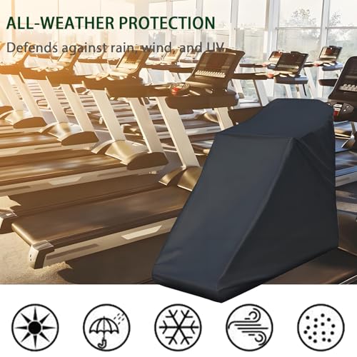 Treadmill Cover, Running Machine Cover, Oxford Cloth Waterproof Dustproof Exercise Equipment Protect with Drawstring and Storage Bag for Outdoor Indoor - Image 6