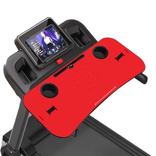 Treadmill Desk Attachment, 36 Inches Tread Tray Workstation Handlebars Platform with Laptop Holder, Cup Tablet Holder, Ergonomic Stand with Cooling Holes(Black) - Image 7