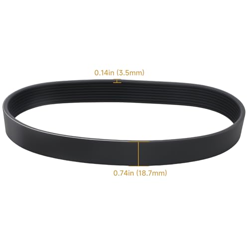 Treadmill Drive Belt 306894 Replacement Compatible with NordicTrack Commercial 2950, Motor Drive Belt, Treadmill Motor Transmission Belt - Image 5