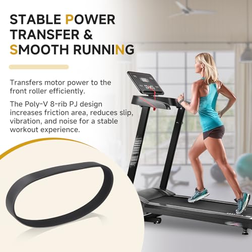 Treadmill Drive Belt 306894 Replacement Compatible with NordicTrack Commercial 2950, Motor Drive Belt, Treadmill Motor Transmission Belt - Image 7