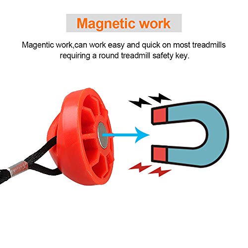 Treadmill Magnet Safety Key Compatible with Most of NordicTrack Image Weslo Epic Golds Gym Freemotion and Healthrider Treadmills, Replacement Treadmill Magnet Security Lock - Image 5