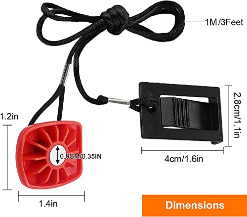 Treadmill Magnet Safety Key for NordicTrack Proform Image Weslo Reebok Epic Golds Gym Freemotion and Healthrider Treadmills - Image 3