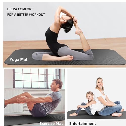 Treadmill Mat,Bike Mat,Stationary Bike Mat,Foldable Treadmill Mat for Hardwood Floors and Carpet.for Exercise Bike,Exercise Equipment Indoor Cycles,Rowing Elliptical (23.6" X 47.5") - Image 6