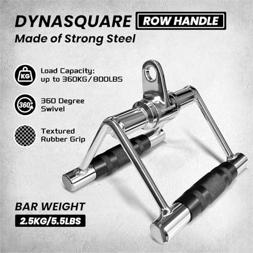 Tricep Press Down Cable Machine Attachment, Body Building, LAT Pulldown Attachments, Home Gym Accessories, Double D Handle, V Bar, Tricep Rope, Pull Down Bar - Image 3