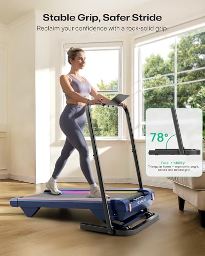 UREVO Walking Pad Handle Bar Only, Universal Compatible for Walking Pads 23.6'' Wide, Transform WalkingPad Into a Treadmill in Seconds, Easy Moving with Wheels, Quick Assembly, Sturdy Design, Black - Image 3