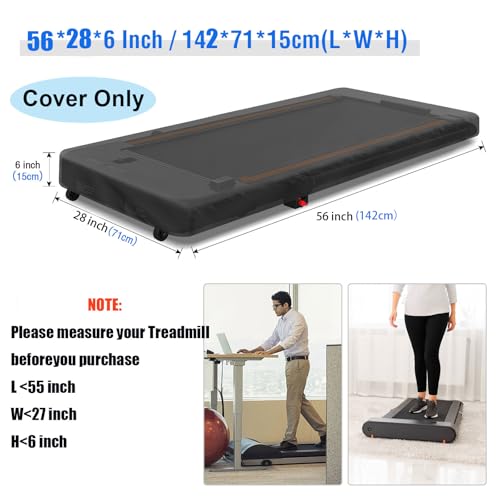 Under Desk Treadmill Cover, Dust-Proof Walking Pad Cover, Waterproof Protective Cover for Walking Treadmill Office Under Desk(Cover Only) - Image 3