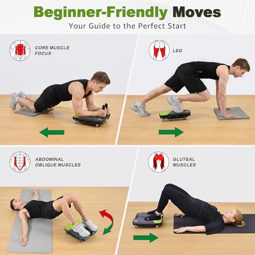 Upgrade Ab Roller Wheel Detachable Abdominal Wheel With 360° for Core Workout, Multi-Directional Abs Roller Board For Full body exercise, Ab Trainer with 8 Wheels - Image 7