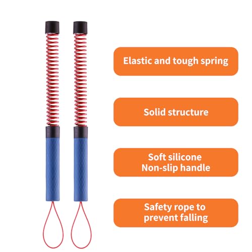 Upgraded Ropeless Battle Ropes for Home Gym, Four Adjustable Weight Levels, Weighted Workout Ropes for HIIT, Cardio and Strength Training Fitness Equipment - Image 6