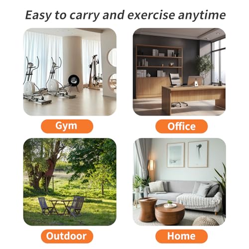 Upgraded Ropeless Battle Ropes for Home Gym, Four Adjustable Weight Levels, Weighted Workout Ropes for HIIT, Cardio and Strength Training Fitness Equipment - Image 7