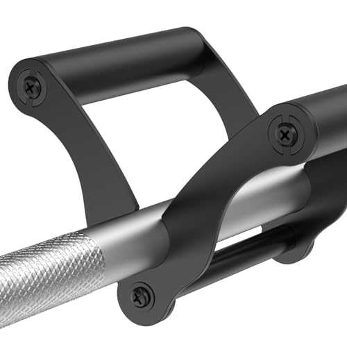 V Bar T-Bar Row Landmine Handle Attachment for Barbell, Solid Mine Double D-Row Handle Grips with Non-Slip Rubber Grips, T-Row Attachment for Olympic Strength Training Bars - Image 3