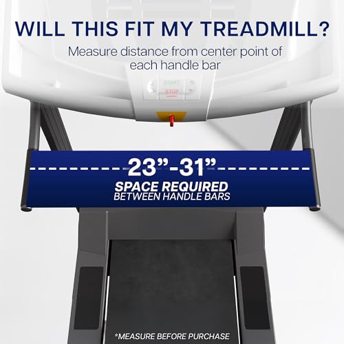 VIVO Universal Treadmill Desk, Ergonomic Platform Designed for Notebooks, Tablets, Laptops, and More, Workstation for Treadmill Handlebars up to 31 inches, Black, STAND-TDML2 - Image 5