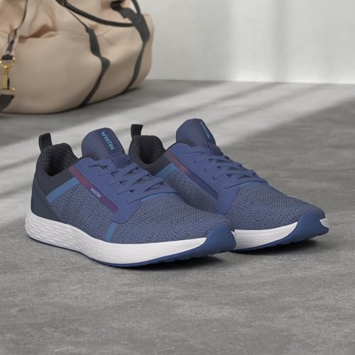 WHITIN Men's Wide Toe Box + Zero Drop Sole Road Running Shoes | Rubber Outsole - Image 3